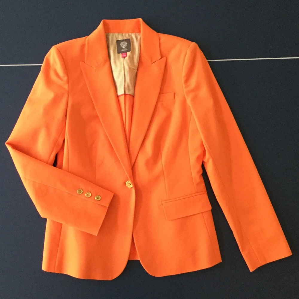 Vince Camuto Blazer Orange, size 6 EUC
